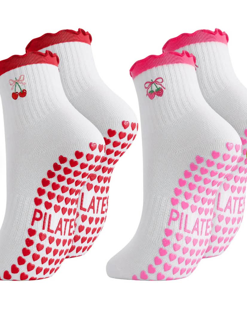 Pack of 2 pilate socks
