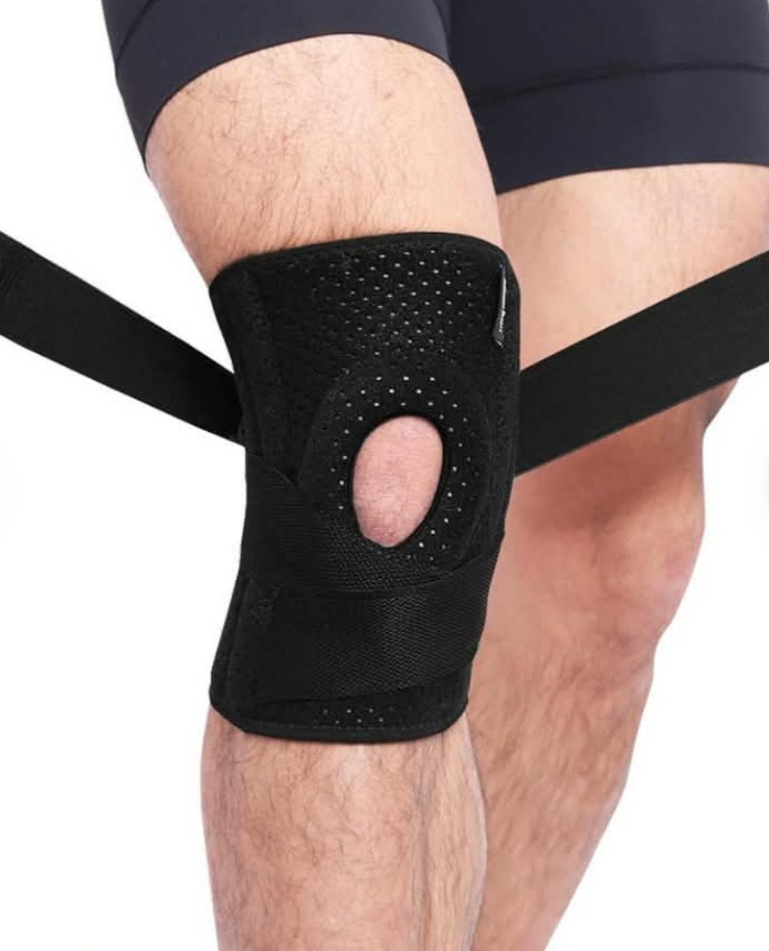 🦵 Adjustable Knee Support Brace — Strong Comfort & Stability